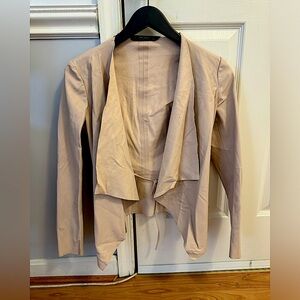 Zara faux leather with suede interior jacket